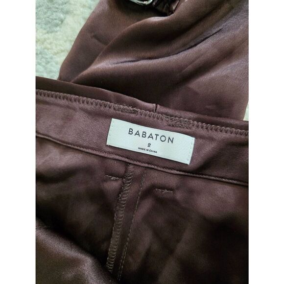 Aritzia Babaton Satin Refined Cargo Pants, limited edition color Size 2 - Picture 10 of 11